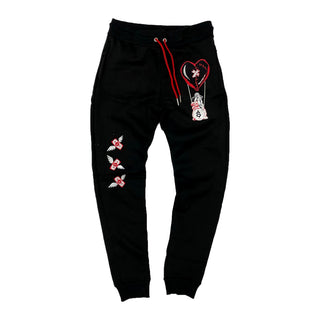 Retro Label Hot Air Joggers (RETRO 4 RED THUNDER)