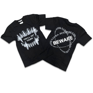 RETRO LABEL Beware Shirt (RETRO 1 LOW OG BLACK CEMENT)