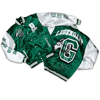 RETRO LABEL Legendary Satin JACKET (RETRO 1 Gorge Green)