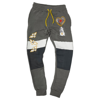 Retro Label Hot Air Joggers (Retro 3 Cool Grey)