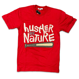 RETRO LABEL HUSTLER BY NATURE SHIRT (RETRO 3 Muslin)