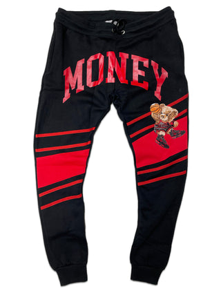 RETRO LABEL MONEY BEAR JOGGER (RETRO 4 RED THUNDER)