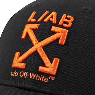 Off- White Curved Brim Twill Cap