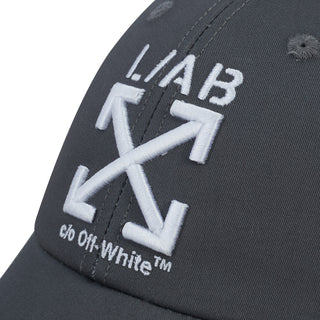 Off- White Curved Brim Twill Cap