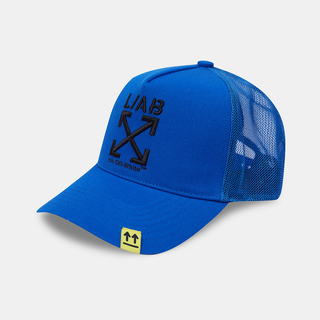 Off- White Curved Brim Trucker Cap
