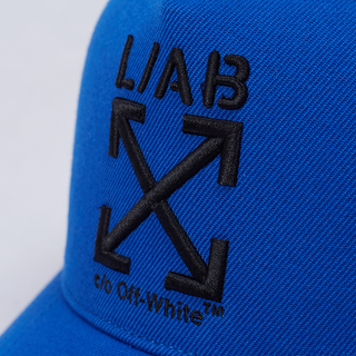 Off- White Curved Brim Trucker Cap