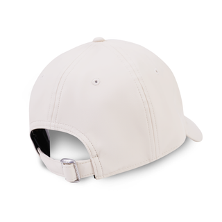 Off- White Curved Brim Leather Cap