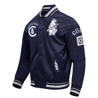 Pro Standard Chicago Cubs Retro Classics Pro Satin Jacket (Midnight Navy)