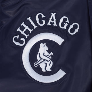 Pro Standard Chicago Cubs Retro Classics Pro Satin Jacket (Midnight Navy)