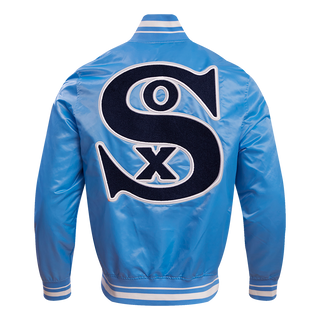 Pro Standard Chicago White Sox Retro Classic Rib Satin Jacket (Universal Blue)