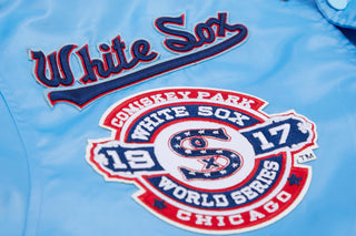 Pro Standard Chicago White Sox Retro Classic Rib Satin Jacket (Universal Blue)