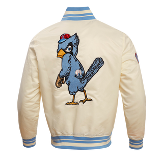 Pro Standard ST. LOUIS CARDINALS Classic Rib Satin Jacket (Eggshell)