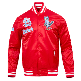 Pro Standard ST. LOUIS CARDINALS Classic Rib Satin Jacket (Red)