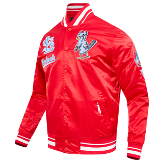 Pro Standard ST. LOUIS CARDINALS Classic Rib Satin Jacket (Red)
