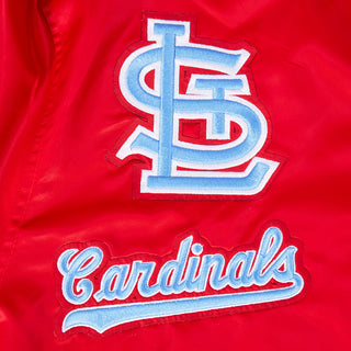 Pro Standard ST. LOUIS CARDINALS Classic Rib Satin Jacket (Red)