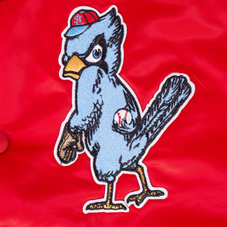 Pro Standard ST. LOUIS CARDINALS Classic Rib Satin Jacket (Red)