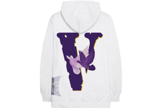 Vlone X Nav Doves Good Intentions Hoodie (White)