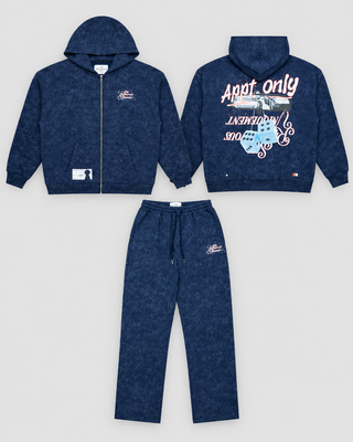 By Appointment PAST BEHIND US ZIP HOODIE & SWEATS