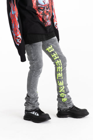 PHEELINGS AGAINST ALL ODDS DENIM (Grey/N. Green)