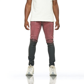 PHEELINGS INNER PEACE SKINNY DENIM (MAROON GRAIDENT WAX)