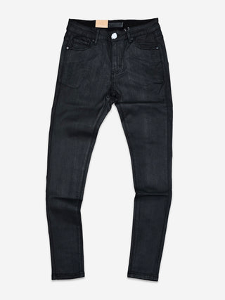PHEELINGS Pitch Black SKINNY DENIM (Jet Black Waxed)
