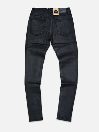 PHEELINGS Pitch Black SKINNY DENIM (Jet Black Waxed)