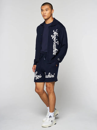 Sergio Tacchini NARNI KNIT CARDIGAN AND SHORTS (MARITIME BLUE)