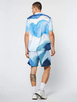 Sergio Tacchini SPIAGGIA CABANA SHIRT & SHORT (MARITIME BLUE/ MULTI)