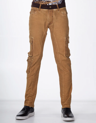 A Tiziano Jace | Men's Cargo Pocket Jean (Taffy)