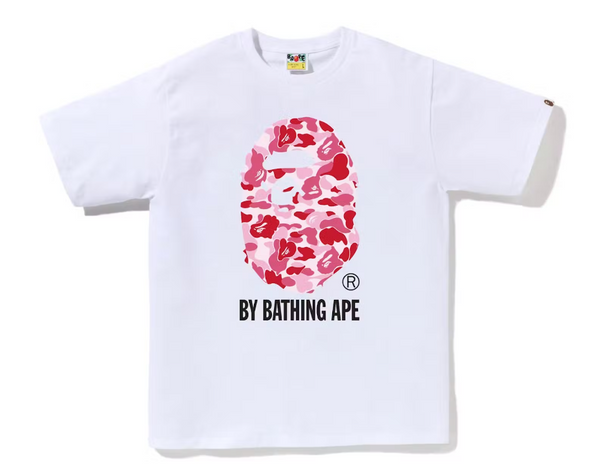 A Bathing Ape BAPE Camo By Bathing Ape Tee (White/Pink)