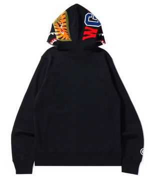 A Bathing Ape BAPE Shark Full Zip Hoodie (Black)