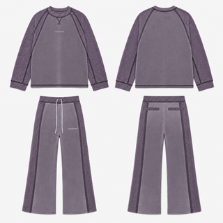 Almost Someday ALUMNI CREWNECK and FLARE BOTTOMS (Mauve)