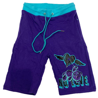 Retro Label No Love Shorts (Retro 5 Grape)