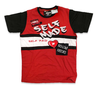 Retro Label Self Made Shirt (Retro 14 Red)