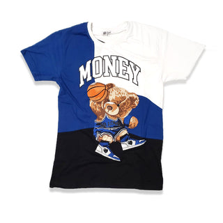 Retro Label Money Bear Shirt (Retro 1 KO Storm Blue)