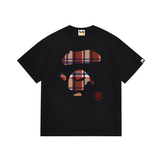 A Bathing Ape pattern printed T-shirt (Black)