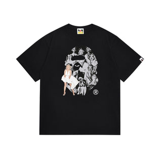 A Bathing Ape Monroe printed T shirt (Black)