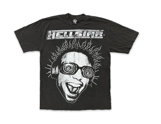 HELLSTAR WHAT HEAVEN SOUNDS LIKE TEE (WASHED BLACK)