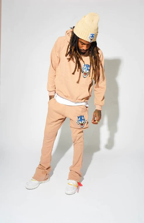 ICON Beige Stack Jogger Suit