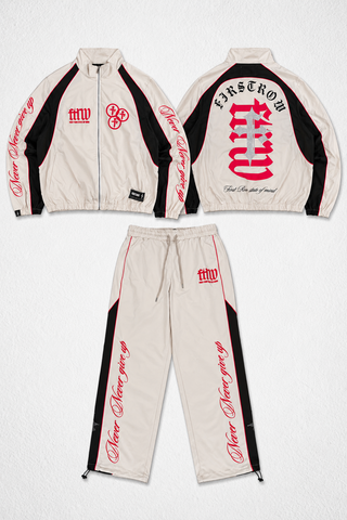 First Row PROPERTY OF FIRST ROW TRACK JACKET & TRACK PANTS