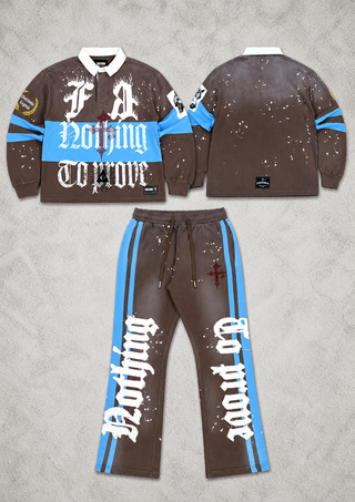 First Row STATE OF MIND CREST POLO & JOGGER