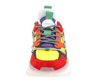 Mazino Dynamite Shoes (Yellow Multi/Red/Orange)