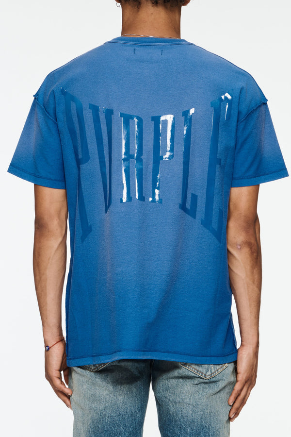Purple Brand Textured Inside Out Tee (BLUE)