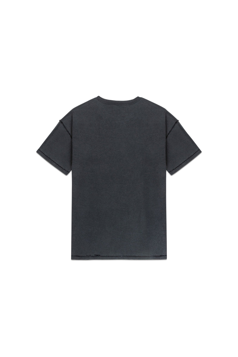 Purple Brand Textured Inside Out Tee (Black)