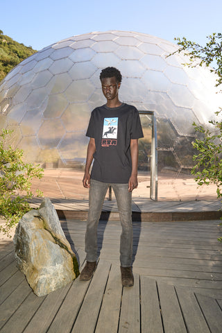 RTA Liam Slim Fit S/s Tee | Black Cerberus