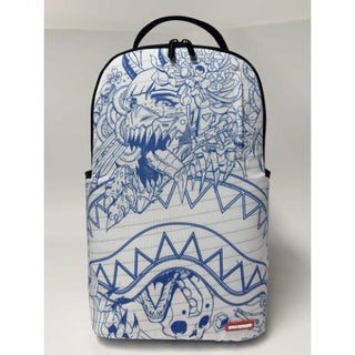 Sprayground NOTEBOOK BLUE INK DOODLE BACKPACK