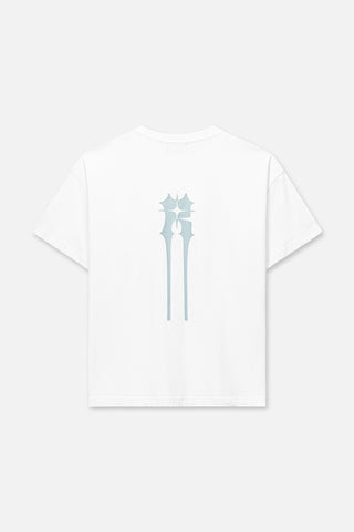 RTA Bastien Pocket Tee | White Spiked R