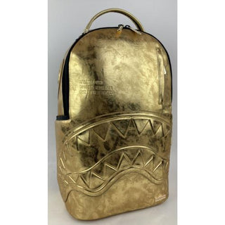 Sprayground GOLD WEATHERED BACKPACK