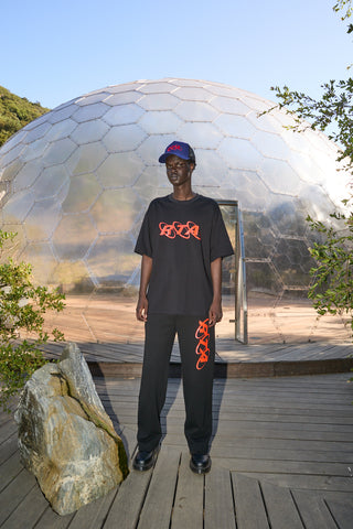 RTA Colin Oversized S/s Tee | Black Planetary