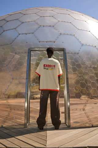 RTA Elian Double Layered Tee | Raw Sand